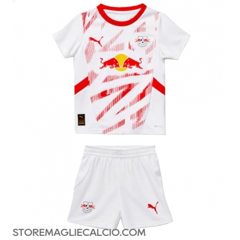 RB Leipzig Maglia Gara Casa Repliche 2024-25 Bambino
